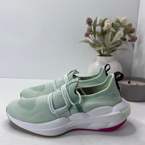 Sorel Explorer Defy Low Sneaker Green NL4817-390 Women's 8.5 Tried On - Picture 3 of 10